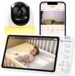 Stazer Elektronikus bébiőr okoskamera élő alkalmazás 2in1 hőmérő Ips Hd 5 (2.4G WIFI KAMERA NOKTOWIZJA BEZPRZEWODOWA )