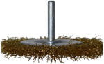 ABRABORO Száras körkefe K75G hullámos, sárgaréz dróttal 75x6mm (0, 3mm huzalvastagság) (900590404301)