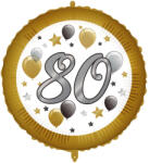 Procos Happy Birthday 80 Milestone fólia lufi 46 cm (PNN98024)