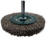 ABRABORO Száras körkefe K102 hullámos inox dróttal 100x6mm (0, 3mm huzalvastagság) (900599420110)
