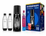  szódakészítő gép SodaStream Terra szénsavas vízhez fekete 2 palack 1L CO2 (SodaStream terra value pack z 2 butelkami 1L)