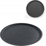 Hendi Felszolgáló tálca csúszásgátló kerek átm. 50cm fekete Hendi 508787 (508787)