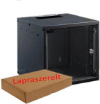 Mirsan 6U 10" fali mini rack szekrény 312x300 mm, világosszürke