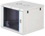ASSMANN 9U 19" fali rack szekrény 600x600 mm, világosszürke, lapraszerelt (DN-37106)