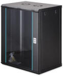 ASSMANN 16U 19" fali rack szekrény 600x450 mm, fekete, lapraszerelt (DN-37113)