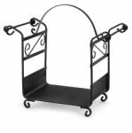 ATELIER 49 Cos pentru lemne din fier forjat, 77 x 41, 5 x 59, 5 cm (ATE49-K-183A 2)