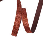 Valex Decor Glitter szalag 10mm x 10m - Sötétbarna (GR10-93)