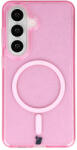 BizonMobile Carcasa Bizon SparklO cu MagSafe compatibila cu Samsung Galaxy S26, Glitter Pink (5900415741121)