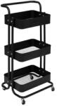 5five Simple Smart Raft metalic Edition, negru, 45 x P. 36, 5 x H. 86 cm Raft