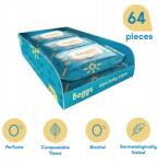 Beggs 6x Beggs nedves öblíthető törlőkendő (64 db) (38594214760209)