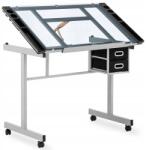 Fromm & Starck Mobil Üveg Rajzasztal 104X60 CM Állítható Magasság 80-125 (4909963704160)