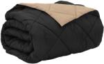 Pure Line Home Лятна двулицева олекотена завивка Color Warm с полиестерен пълнеж, 200 г/м2, в черно и таупе