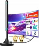  AN-2004ND DVB-T/DVB-T2 digitális Tv antenna, 25dBi, Vhf/uhf, mágneses talppal (Cyfrowa Antena Telewizyjna)