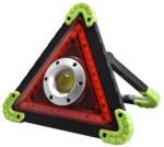 Flippy Triunghi Multifunctional de Avertizare, Flippy, Lanterna LED, Impermeabil IP65, 800 lm, 2 x AA, Functie Incarcare Telefon, USB si Micro USB, COB 33, Verde (teo-132853)