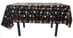 Flippy Fata de Masa, Flippy, din Folie, Imprimeu Halloween - Boo, 137 x 183 cm, Negru (teo-132182)