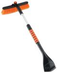 Flippy Perie de Zapada cu Racleta pentru Masina, Flippy, Multifunctionala, Rotativa, Demontabila, cu Maner Antiderapant, Telescopica, Aluminiu, Plastic, Fragmentarea Ghetii de pe Parbriz, Solutia pentru Iarn