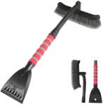 Flippy Perie de Zapada cu Racleta pentru Masina, Flippy, Multifunctionala, Rotativa, Demontabila, cu Maner Antiderapant, Aluminiu, Plastic, Fragmentarea Ghetii de pe Parbriz, Solutia pentru Iarna, pentru Dez