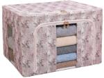 Flippy Cutie Depozitare, Flippy, 66L, din Material Textil, 50 x 40 x 33 cm, pentru Haine si Lenjerii, Model Floare de Prun, Roz (teo-136602)