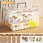 Flippy Cutie De Depozitare, Flippy, Tip Valiza, pentru Alimente, Jucarii, Accesorii, Transparenta, Marime L, 38.5x27.5x22 cm (teo-134461)