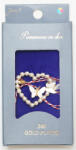 Flippy Martisor Brosa Placata cu Aur 24K, Jolie, Ambalaj Carton cu Design, Material Metal, Model Inima, Dimensiune Brosa 2 - 3 cm, Auriu Alb (teo-134815)