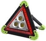 Flippy Triunghi Multifunctional de Avertizare, Flippy, Lanterna LED, Impermeabil IP65, 800 lm, 2 x AA, Functie Incarcare Telefon, USB si Micro USB, COB, Verde (teo-132850)