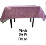 Flippy Fata de Masa, Flippy, din Folie, Imprimeu Stele Aurii, Impermeabila, 137 x 183 cm, Roz (teo-132184) Fata de masa