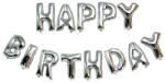 Flippy Set baloane folie Flippy, Happy Birthday, 40 cm, argintiu (teo-125299)