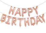 Flippy Set baloane folie Flippy, Happy Birthday, 40 cm, rose gold (teo-124737)