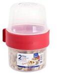 LocknLock Élelmiszertartó 2 az 1-ben, 150 ml + 150 ml