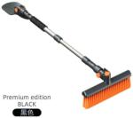 Flippy Racleta Auto pentru Zapada cu Doua Capete, Flippy, Dezapezire Masina, cu Maner Lung, Ergonomica, Detasabila, pentru Geamuri si Caroserie, Usor de Utilizat, 48 cm- 78 cm, Gri inchis (teo-133148)