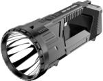 Flippy Lanterna LED, Flippy, Incarcare USB, Autonomie 8-24h, 2 Surse de Lumina, Principal si Lateral, Raza Maxima 100-200 m, COB, 5W, 23 x 10 x 10 cm, Negru (teo-132854)