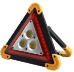 Flippy Triunghi Multifunctional de Avertizare, Flippy, Lanterna LED, Impermeabil IP65, 800 lm, 2 x AA, Functie Incarcare Telefon, USB si Micro USB, COB, Portocaliu (teo-132851)