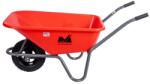 Evotools Roaba Cuva Plastic Tip N cu Roata Pneumatica si Janta Metalica EvoTools, 90L (684507)