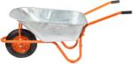 Evotools Roaba Cuva Zincata cu Roata Pneumatica Si Janta Metalica, A 85 (628104)