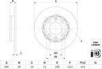 Bosch 0 986 479 H15 - Disc frana spate - stanga / dreapta - DS DS 3 - DS 3. CITROEN C4 III. C4 X. OPEL CORSA F. CORSA F - HATCHBACK. MOKKA. PEUGEOT 2008 II. 208 II 1.2 - 1 - BOSCH-0 986 479 H15 (BOSCH098647