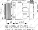 NRF 32132 - Compresor, climatizare - Compresor AC SD7H15. pulley diametru: 119mm. 12V RENAULT ESPACE II 2.0 - 2.1D - 2.2 01.91 - 12.96 - NRF-32132 (NRF32132)