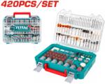 TOTAL - SET 420 ACCESORII PENTRU MINI POLIZOR (TAKMG4208)