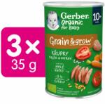 GERBER Organic/Natural GERBER Organic pufi, paradicsomos-sárgarépás, 3x25g (BABY3970bun)