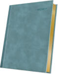 Herlitz Agenda datata a5 352pag premium deluxe chia suple coperta piele sintetica acvamarin folio auriu 2027 (400216548)