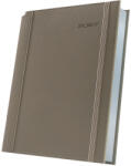 Herlitz Agenda datata a5 352pag premium deluxe borneo coperta piele sintetica bej folio argintiu 2027 (400216642)