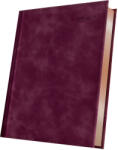 Herlitz Agenda datata a5 352pag premium deluxe chia suple coperta piele sintetica bordo folio bronz 2027 (400216546)