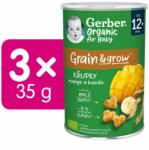 GERBER Organic/Natural GERBER Organic pufi, mangó-banán, 3x25g (BABY19362bun)