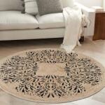 Avoni Lighting Covor Asi Home Rug 473 120 x 120cm Bumbac Poliester Crem (599hft4851) Covor