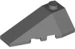 LEGO® 43710c85 - LEGO sötétszürke kocka 4 x 2 csapott, balos (43710c85)