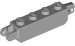 LEGO® 30387c86 - LEGO világosszürke kocka 1 x 4 méretű zsanér 1 és 2 csatlakozóval (30387c86)