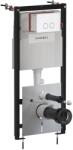 Omnires Eco Flush Set cadru ascuns cu buton de acționare pentru vas wc suspendat STFWCECO1R45-RWM (STFWCECO1R45RWM)