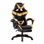 Realne Scaun Gaming de Birou Rotativ Tip Cupă cu Suport Picioare, Până la 150 kg (RC-K-1972)