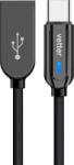 GEKKO Mobile Cablu Vetter Smart Type-C 2nd Gen, Auto Disconnect, Led Status Indicator, 1m, Negru (6423397488789)