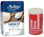 Chiavazza Pachet Faina din Grau Tanar Tip 00, Chiavazza, 1 kg si Drojdie Uscata, Italmill, 100 g
