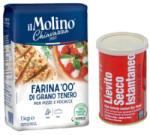 Chiavazza Pachet Faina din Grau Tanar Tip 00 pentru Pizza, Chiavazza, 1 kg si Drojdie Uscata, Italmill, 100 g